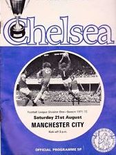 Chelsea v Manchester City 1971/72