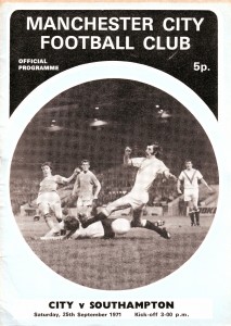 Manchester City v Southampton 1971/72