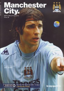 Manchester City v Newcastle United 2007 to 08