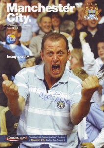 Manchester City v Norwich Carling Cup 3rd Round 2007 to 08