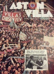 Aston Villa v Manchester City 1975 to 76