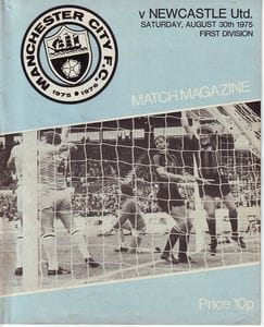 Manchester City v Newcastle 1975/76