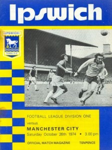 Ipswich Town v Manchester City 1974/75