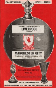 Liverpool v Manchester City 1974/75