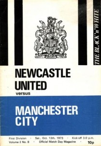 Newcastle United v Manchester City 1973/74