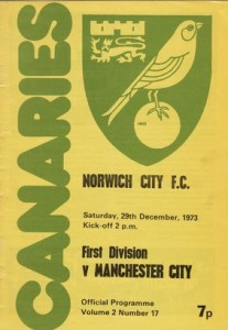 Norwich City v Manchester City 1973/74