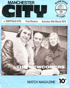 Manchester City v Sheffield United 1973/74