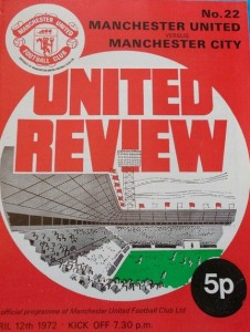 Manchester United v Manchester City 1971/72
