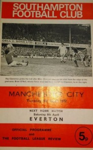 Southampton v Manchester City 1971/72