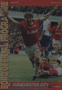 Middlesbrough v Manchester City 1995/96