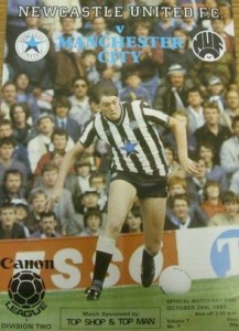 Newcastle United v Manchester City 1983/84