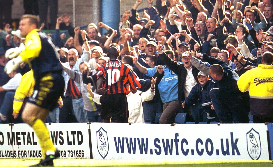 Sheffield Wednesday v Manchester City 2001 to 02