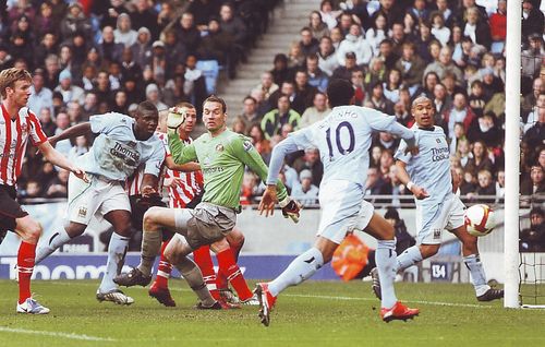 Manchester City v Sunderland 2008 to 09