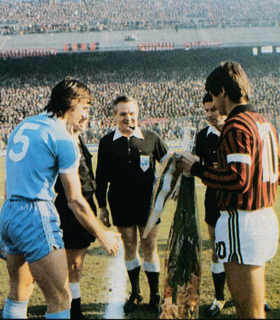AC Milan v Manchester City UEFA Cup 3rd round 1st Leg 1978/79