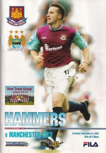 West Ham V Manchester City 2002/03
