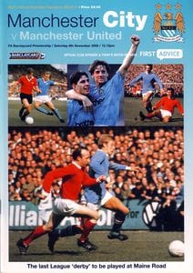 Manchester City v Manchester United 2002/03