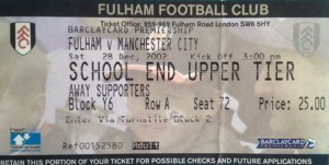Fulham v Manchester City 2002/03