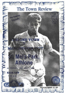 Athlone Town v Manchester City friendly 1996/97
