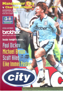Manchester City v Charlton Athletic 1996/97