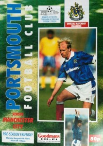 Portsmouth v Manchester City friendly 1994/95