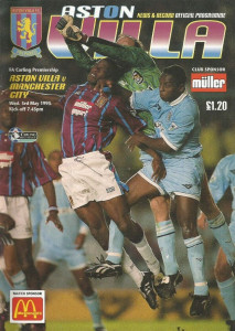 Aston Villa v Manchester City 1994/95