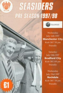 Blackpool V Manchester City friendly 1997/98