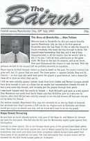 Falkirk v Manchester City friendly 1997/98