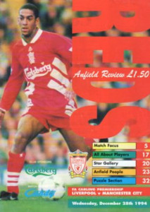 Liverpool v Manchester City 1994/95
