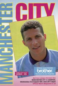 Manchester City v Liverpool 1991/92
