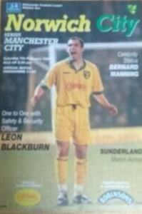 Norwich City v Manchester City 1997/98
