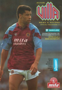 Aston Villa v Manchester City 1991/92
