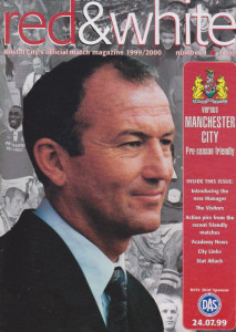 Bristol City v Manchester City friendly 1999/2000