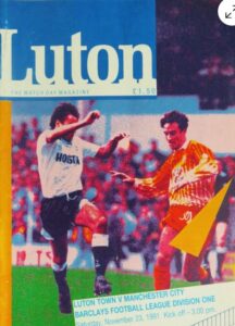 Luton Town v Manchester City 1991/92