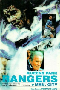 Queens Park Rangers v Manchester City 1991/92