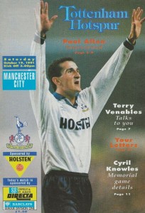Tottenham Hotspur v Manchester City 1991/92