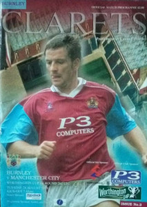 Burnley v Manchester City Worthington Cup 1st Round 2nd Leg 1999/2000