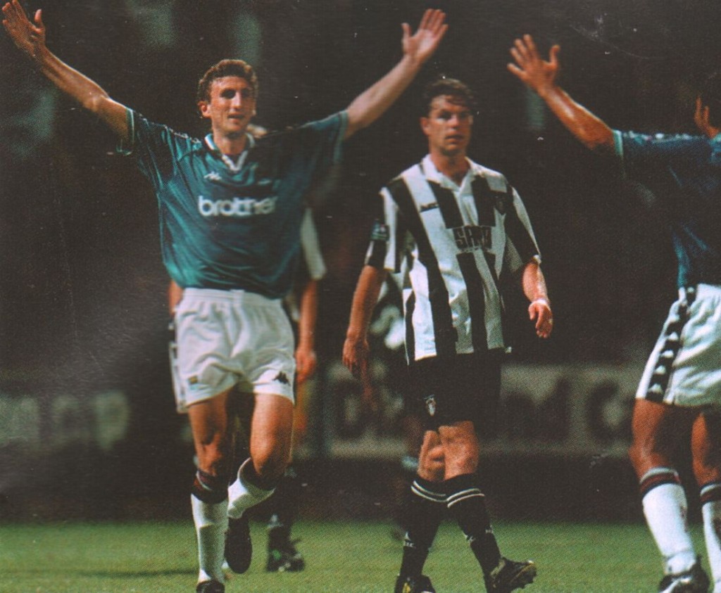 Notts County v Manchester City Worthington Cup 1st Round 1st Leg 1998/99