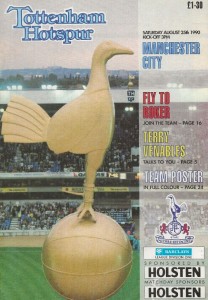 Tottenham Hotspur v Manchester City 1990/91