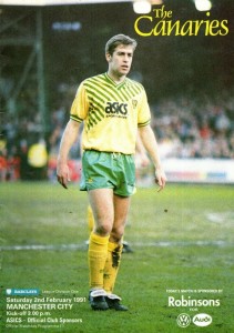 Norwich City v Manchester City 1990/91
