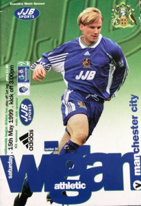 Wigan Athletic v Manchester City Division 2 Play-off Semi-Final 1st Leg 1998/99
