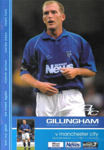 Gillingham v Manchester City Worthington Cup 2nd Round 2nd Leg 2000/01
