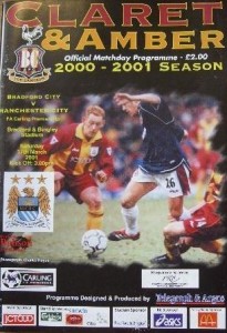 Bradford City v Manchester City 2000/01