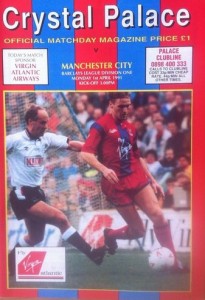 Crystal Palace v Manchester City 1990/91