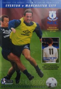 Everton v Manchester City 1993/94