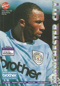 Manchester City v Reading Coca Cola Cup 2nd Round 1st Leg 1993/94