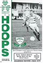 Shamrock Rovers v Manchester City Shamrock Challenge Cup 1990/91