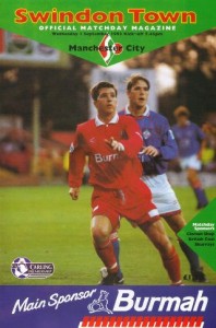 Swindon Town v Manchester City 1993/94