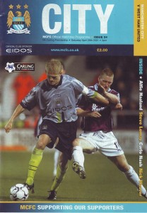 Manchester City v West Ham 2000/01