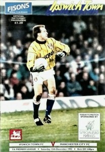 Ipswich Town v Manchester City 1992/93
