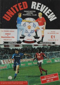 Manchester United v Manchester City 1992/93